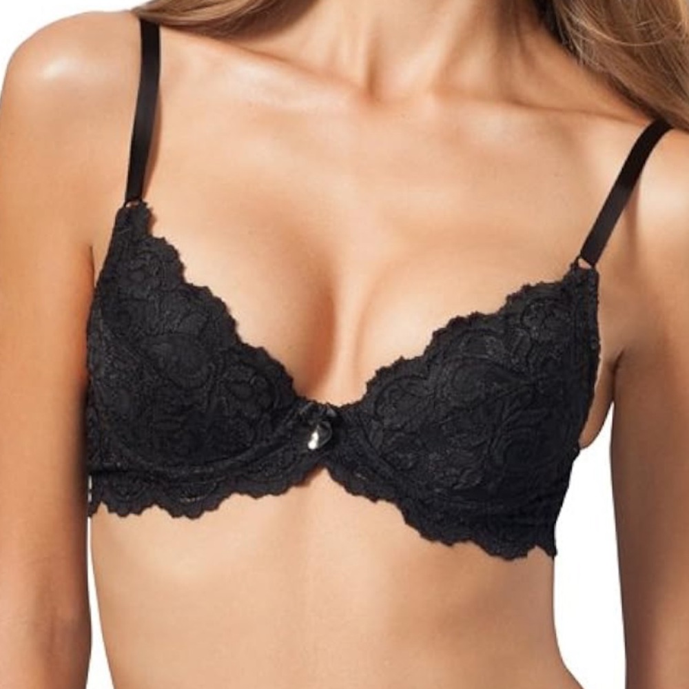 34B Black Lace Bra